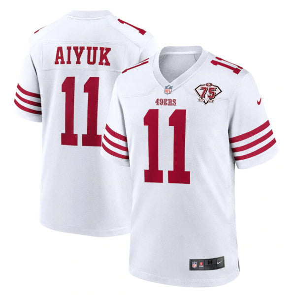 Brandon Aiyuk San Francisco 49ers white Game jersey