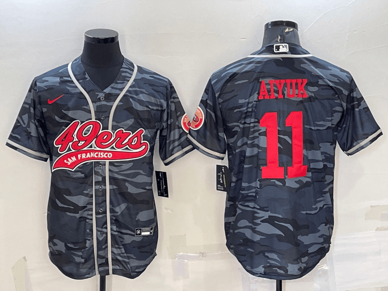 Brandon Aiyuk San Francisco 49ers grey Camo jersey