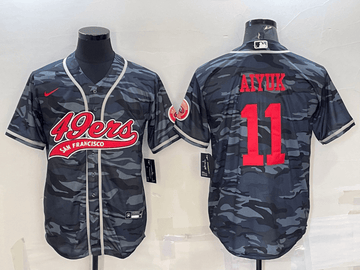 Brandon Aiyuk San Francisco 49ers grey Camo jersey