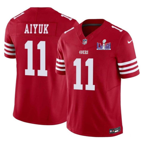 Brandon Aiyuk San Francisco 49ers red jersey