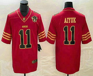 Brandon Aiyuk San Francisco 49ers red Limited jersey
