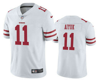 Brandon Aiyuk San Francisco 49ers white Vapor jersey