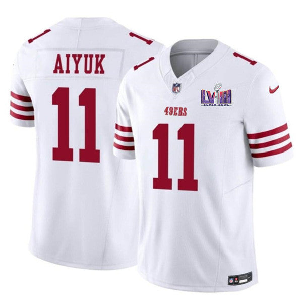 Brandon Aiyuk San Francisco 49ers white jersey