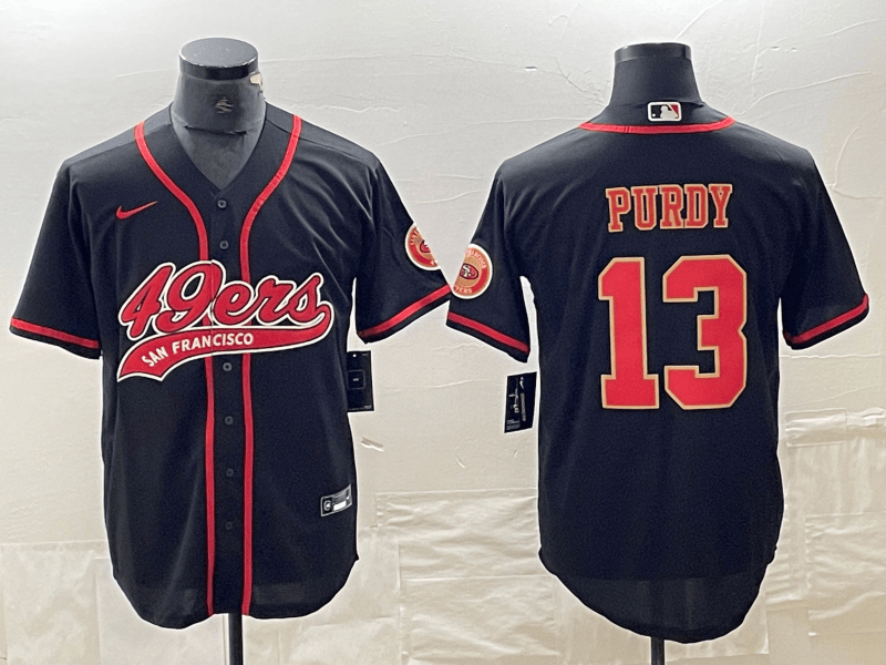 Brock Purdy San Francisco 49ers black jersey