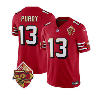 Brock Purdy San Francisco 49ers red Throwback jersey