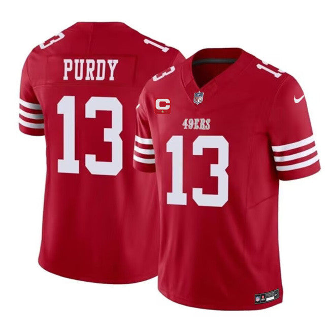 Brock Purdy San Francisco 49ers red Vapor jersey