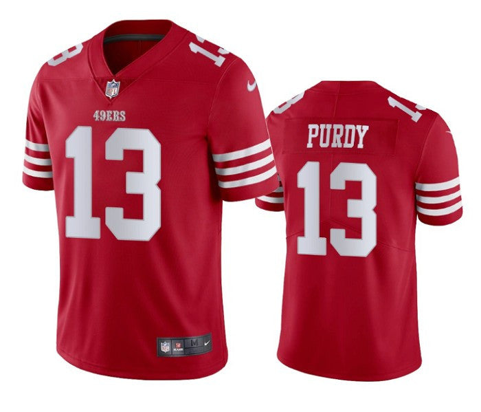 Brock Purdy San Francisco 49ers red Vapor jersey