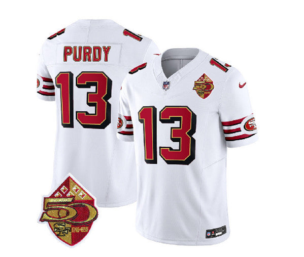 Brock Purdy San Francisco 49ers white Vapor jersey