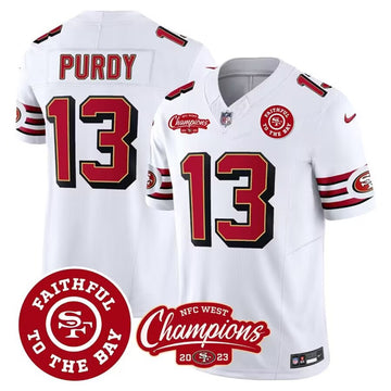 Brock Purdy San Francisco 49ers white jersey
