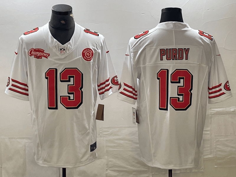 Brock Purdy San Francisco 49ers white FUSE jersey