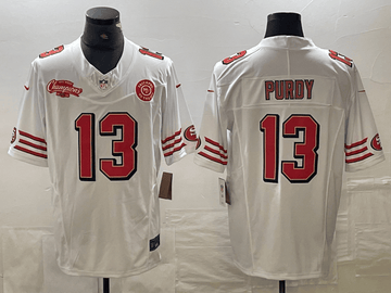 Brock Purdy San Francisco 49ers white FUSE jersey