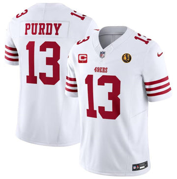 Brock Purdy San Francisco 49ers white Vapor jersey