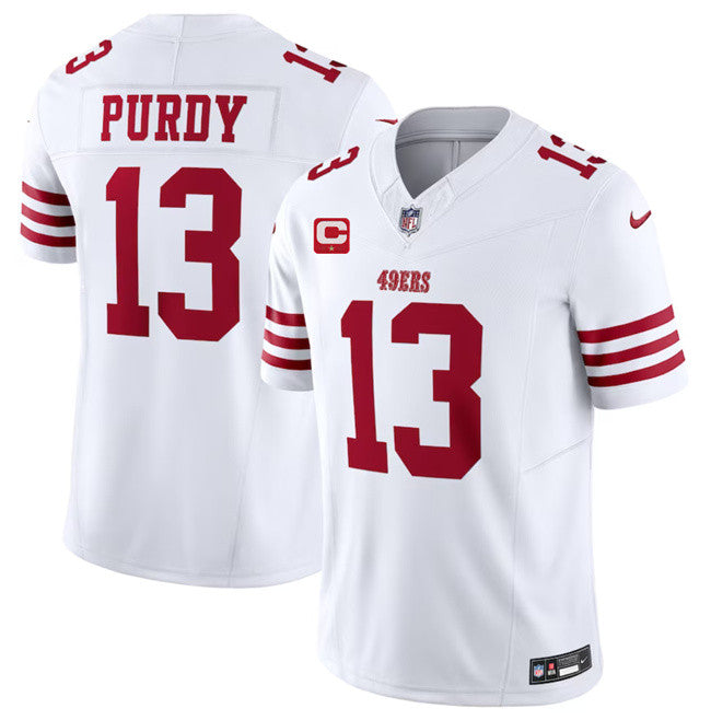 Brock Purdy San Francisco 49ers white Vapor jersey
