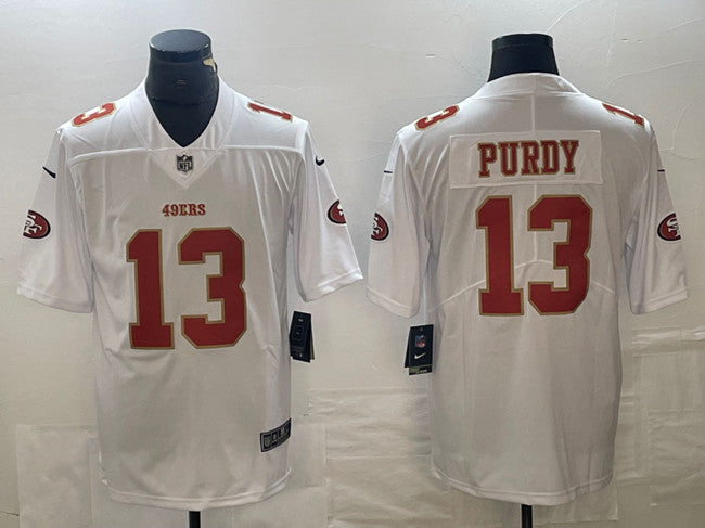 Brock Purdy San Francisco 49ers white Vapor jersey