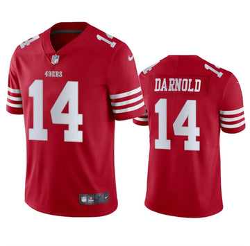 Sam Darnold San Francisco 49ers red Vapor jersey