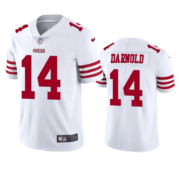 Sam Darnold San Francisco 49ers white Vapor jersey