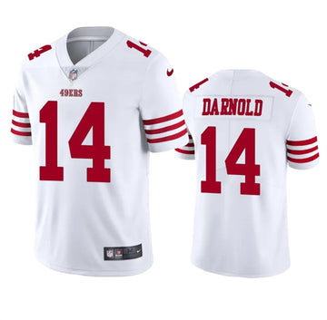 Sam Darnold San Francisco 49ers white Vapor jersey