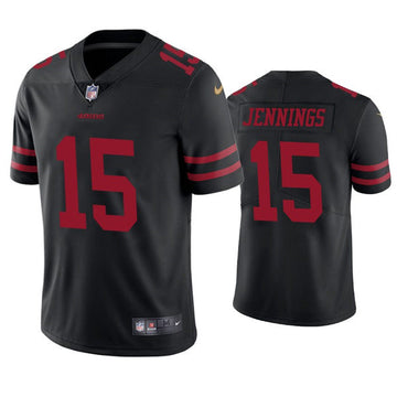 Jauan Jennings San Francisco 49ers black Vapor jersey
