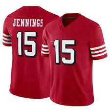 Jauan Jennings New San Francisco 49ers red Vapor jersey
