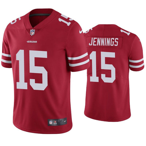 Jauan Jennings San Francisco 49ers scarlet Vapor jersey