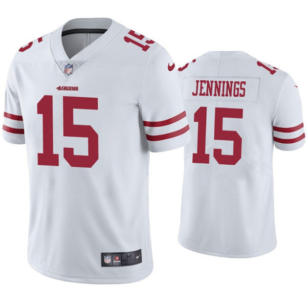 Jauan Jennings San Francisco 49ers white Vapor jersey