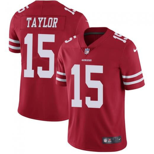 Trent Taylor San Francisco 49ers red Vapor jersey