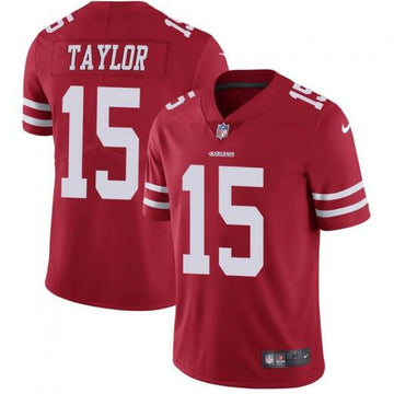 Trent Taylor San Francisco 49ers red Vapor jersey