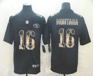 Joe Montana San Francisco 49ers black Limited jersey