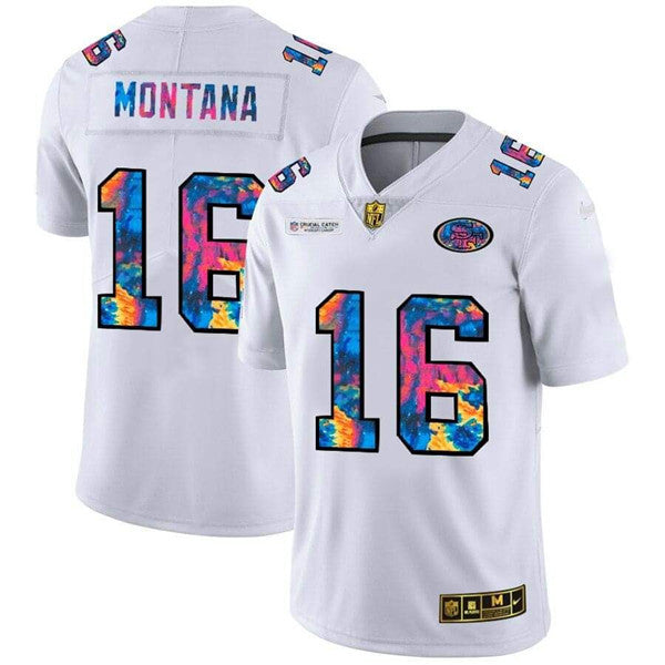 Joe Montana San Francisco 49ers white Limited jersey