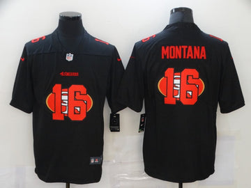Joe Montana San Francisco 49ers black Vapor jersey