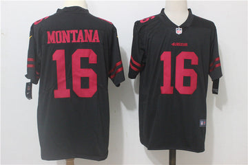 Joe Montana San Francisco 49ers black Vapor jersey