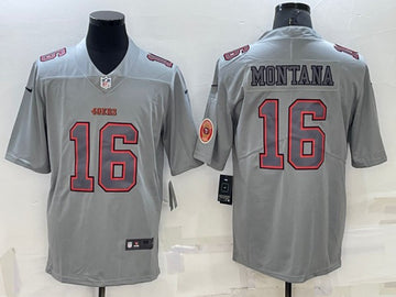 Joe Montana San Francisco 49ers gray Fashion jersey