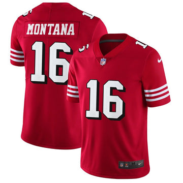 Joe Montana San Francisco 49ers red Vapor jersey