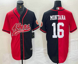Joe Montana San Francisco 49ers red jersey