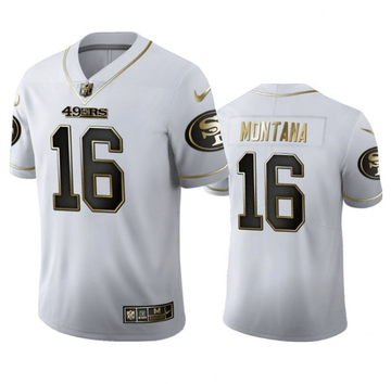 Joe Montana San Francisco 49ers white jersey