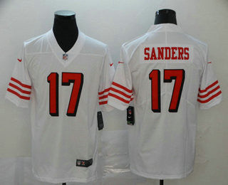 Emmanuel Sanders San Francisco 49ers white Color Rush jersey