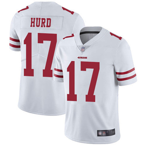 Jalen Hurd San Francisco 49ers white Vapor jersey