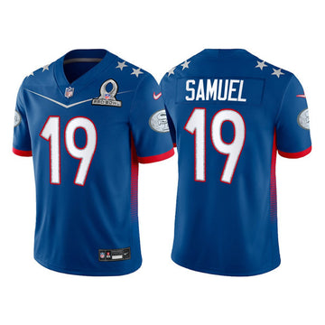 Deebo Samuel San Francisco 49ers royal jersey