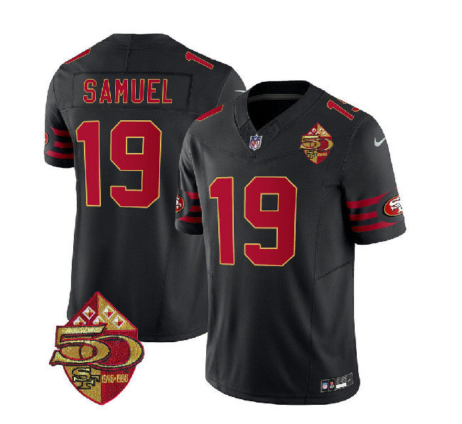 Deebo Samuel San Francisco 49ers black Throwback jersey