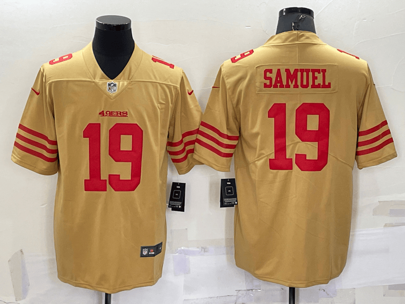 Deebo Samuel San Francisco 49ers gold Inverted Legend jersey