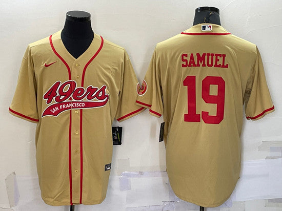 Deebo Samuel San Francisco 49ers gold jersey