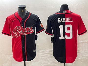 Deebo Samuel San Francisco 49ers red Split jersey