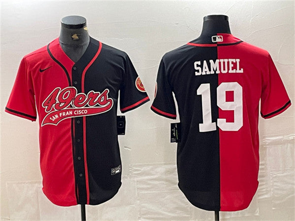 Deebo Samuel San Francisco 49ers red Split jersey