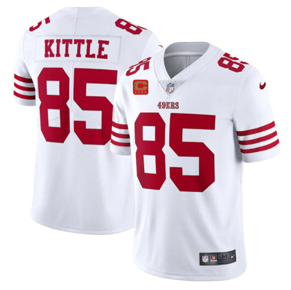 San Francisco 49ers white Vapor jersey