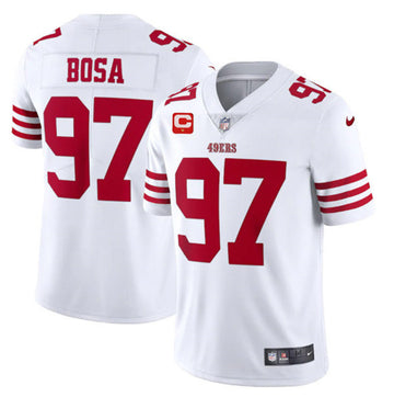 Nick Bosa San Francisco 49ers white Vapor jersey