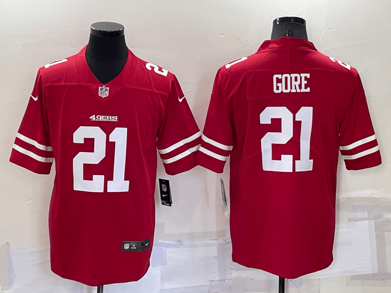 Frank Gore San Francisco 49ers red Vapor jersey