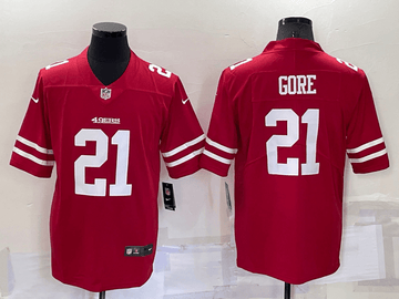 Frank Gore San Francisco 49ers red Vapor jersey