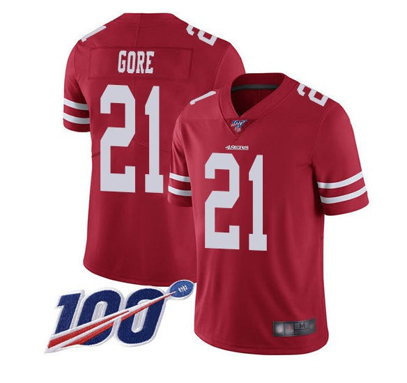 Frank Gore San Francisco 49ers red jersey