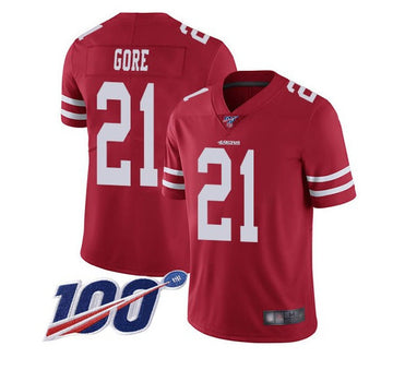 Frank Gore San Francisco 49ers red jersey
