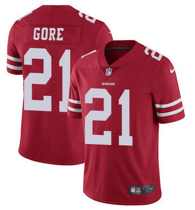 Frank Gore San Francisco 49ers red Vapor jersey